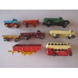 DINKY TOYS - VINTAGE TRUCKS, TRAILERS & BUS