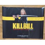 FILM - KILL BILL VOLUME 2 UK QUAD HAND SIGNED BY DAVID CARRADINE