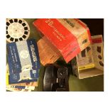 VIEWMASTER MODEL E BAKELITE BOXED & WALT DISNEY REELS