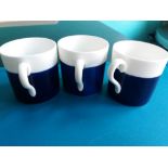 BONE CHINA WEDGEWOOD MINATURE CUPS X 3