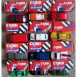 CORGI TOY VEHICLES ALL BOXED X 12