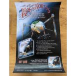 FILM - THE WAR OF THE WORLDS POSTER - SIGNED BY JEFF WAYNE