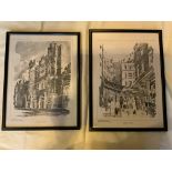 GEOFFREY S FLETCHER SIGNED PRINTS ST JAMES’S PALACE & SHEPHERDS MARKET