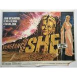 FILM - THE VENGEANCE OF SHE 1968 UK QUAD