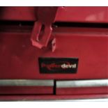 POWER DEVIL METAL TOOL BOX INCLUDES TOOLS