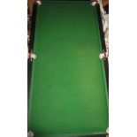 GAMES - BLACK PRINCE SNOOKER TABLE 6 X 3 FT