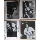 MUSIC - TOM JONES ROACHFORD CLIMIE FISHER BELOVED HAND SIGNED PHOTOGRAPHS