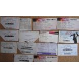 MUSIC - CONCERT TICKETS BOWIE ROD STEWART THE WHO CHER MOODY BLUES ETC.