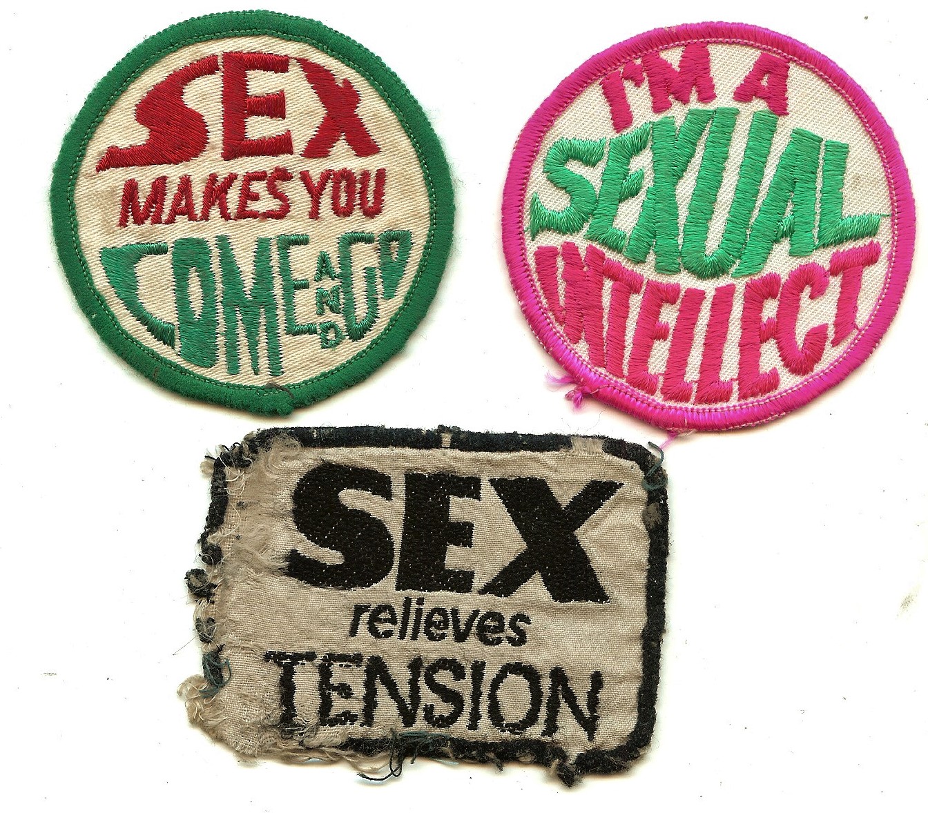 ADULT GLAMOUR - 1970'S COLLECTABLE SEX SEW-ON'S