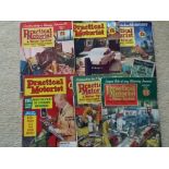 PRACTICAL MOTORS AND CYCLE MAGAZINES 1957-1960 X 6