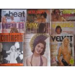 ADULT GLAMOUR - MAGAZINES INCLUDES HARD UP ROOMMATES HEAT NEWDIRECTION ETC.