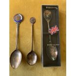 : 3 X ROYAL COMMEMORATIVE SILVER PLATED SPOONS