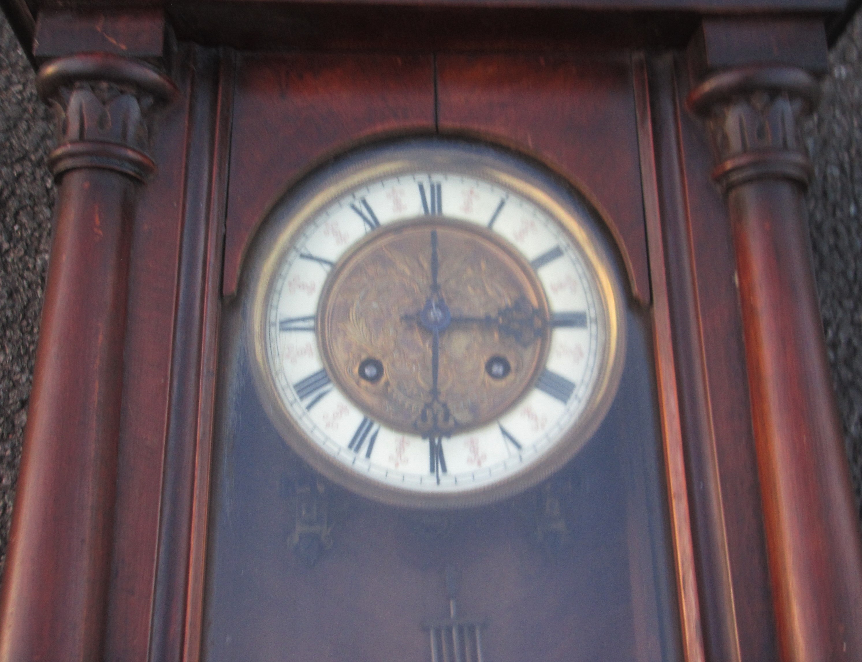 VINTAGE WALL CLOCKS X 2 - Image 4 of 6