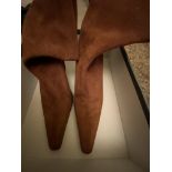 1990s BOXED LADIES SUEDE BOOTS BY JAMIE MASCARO SPAIN