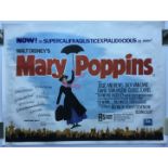 FILM - MARY POPPINS 1973 RE-RELEASE UK QUAD