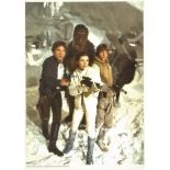 FILMS - ALEC GUINNESS HAND SIGNED STAR WARS COPYRIGHT PHOTOGRAPH