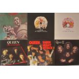 MUSIC - 6 QUEEN VINYL RECORDS LP'S/ALBUMS