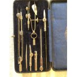 1930s SCIENTIFIC INSTRUMENTS JAYWESS SERIES TECHNICAL DRAWING SET