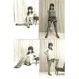 ADULT GLAMOUR - 4 ORIGINAL PHOTOGRAPHS OF MRS. NEEDHAM FROM TOCO PUBLISHERS