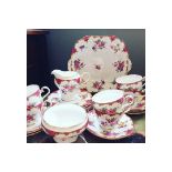 AYNSLEY 21PC TEA SERVICE