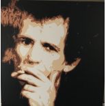 MUSIC - ROLLING STONE KEITH RICHARDS LIMITED EDITION CANVAS