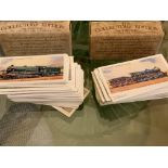 COLLECTORS EDITION REPRODUCTION CIGARETTE CARDS TRAINS BIRDS FISH