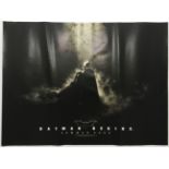 FILM - BATMAN BEGINS 2005 UK DOUBLE SIDED QUAD