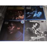 RECORDS - JAZZ MILES DAVIS ALBUMS X 4