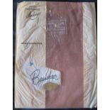 ADULT GLAMOUR - PAIR OF BEAUSHEER VINTAGE FULLY FASHIONED STOCKINGS SIZE 8 1/2