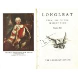 BOOKS - HAND SIGNED BY LORD BATH LONGLEAT FROM 1566 TO THE PRESENT TIME
