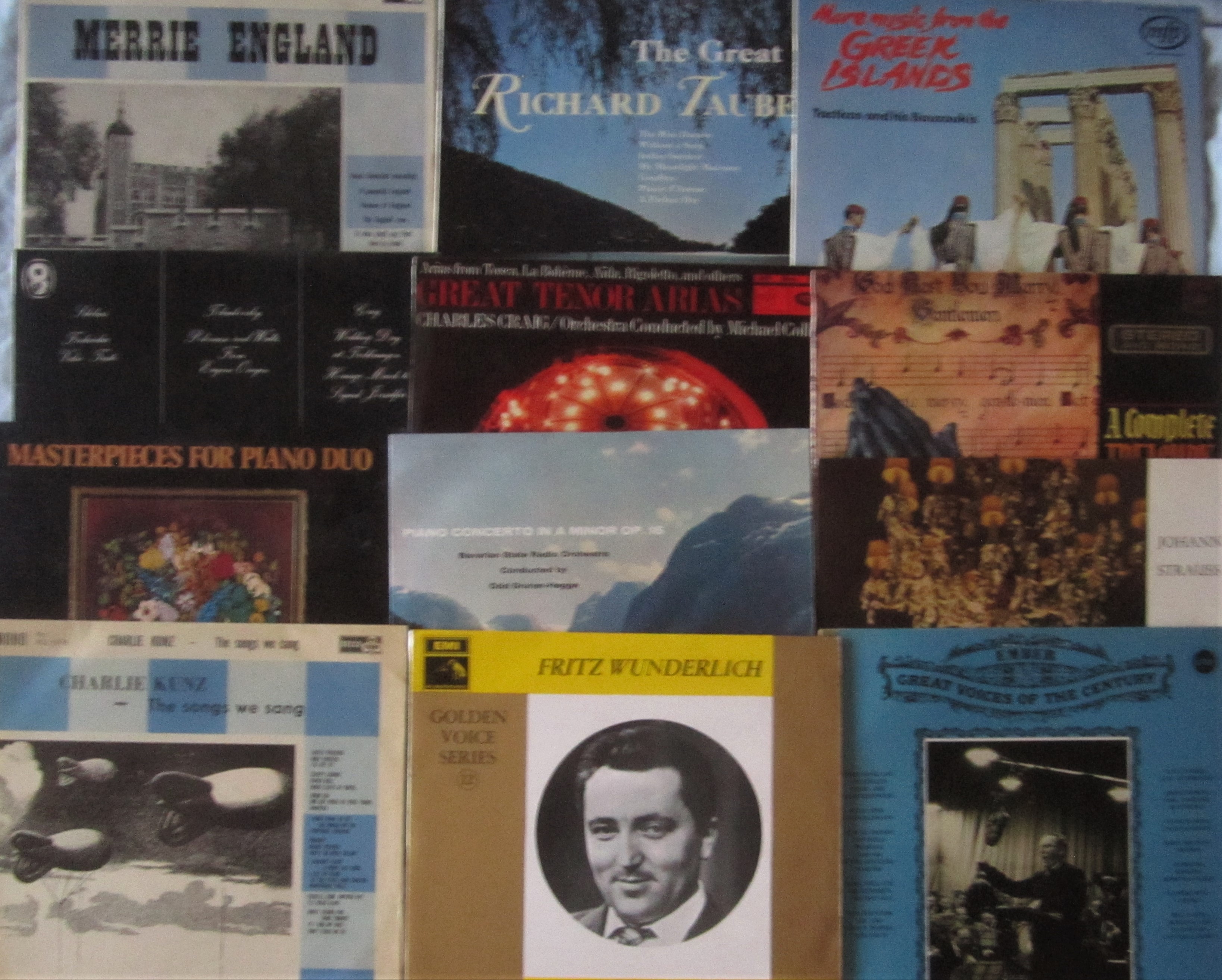 MUSIC - 12 MIXED VINYL RECORDS LP'S/ALBUMS