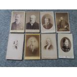 VICTORIAN ORIGINAL REAL CABINET PHOTOGRAHPS X 8