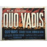 FILM - QUO VADIS 1951 ORIGINAL UK QUAD