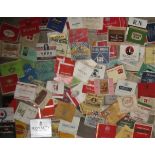 SMOKING - QUANTITY OF VINTAGE CIGARETTE BOX FRONTS