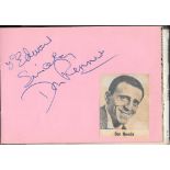 MUSIC - ORIGINAL SIGNATURE OF DON RENNIE