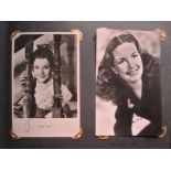 AUTOGRAPHS - 1940/50'S SIGNED PHTOGRAPHS OF FILM STARS & CELEBRITIES