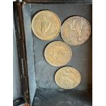 COINS - BOX OF 4 1920S & 30S FARTHINGS