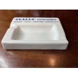 SHIPPING ADVERTISING - ITALIA NAVIGAZIONE ASHTRAY BY EPIZONE