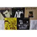 MUSIC - L/P RECORDS ELVIS PRESLEY X 5