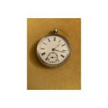 VICTORIAN CHESTER HALLMARKED SILVER POCKET WATCH HENRY TARLETON