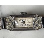 JEWELLERY - 1920s COSTUME COCKTAIL WATCH