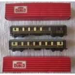 RAILWAY - HORNBY DUBLO 4036 & 4037 PULLMAN CARS