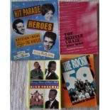 MUSIC - BOOKS ROCK AND ROLL, SKIFFLE, 50'S & HIT PARADE