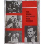 MUSIC - THE ANGLO-AMERICAN FOLK CONCERT PROGRAMME GORDON LIGTFOOT, IAN CAMPBELL ETC.