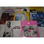 MUSIC - L/P RECORDS DOO WOP, R & B PLUS ROCK AND ROLL