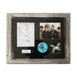 MUSIC - McFLY HAND SIGNED FRAMED MONTAGE