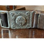 MID 20TH CENTURY OFFICIAL PATTERN GIRL GUIDES BELT