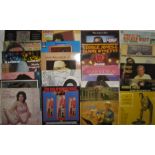 MUSIC - L/P RECORDS COUNTRY GEORGE JONES, BOBBY GENTRY, TEX RITTER ETC.