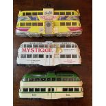 TOYS - 3 X CORGI ORIGINAL OMNIBUS DIE CAST MODEL TRAMS