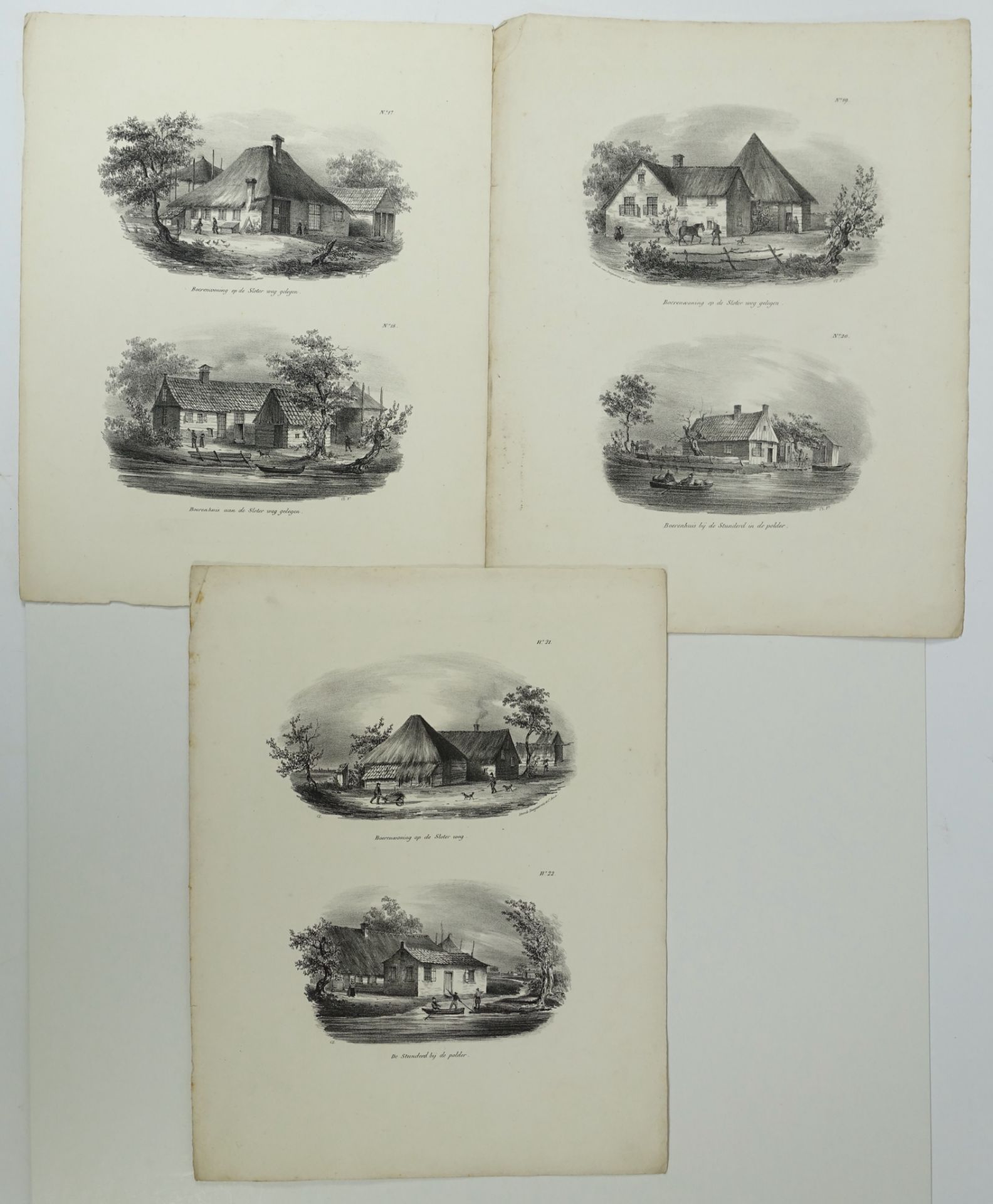 LOW COUNTRIES -- AMSTERDAM -- PAPPELENDAM, J.C. v. (Gezichten in de omgeving van Amsterdam - Image 3 of 4